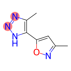 4-Methyl-5-(3-methyl-5-isoxazolyl)-1H-1,2,3-triazole