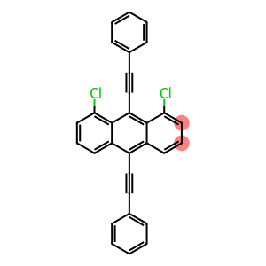 1,8-二氯-9,10-二苯乙炔基蒽(DBEA)(黄色黄光剂)