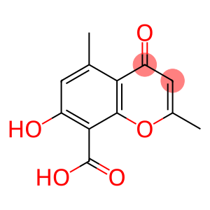 7-Hydroxy-2,5-dimethyl-4-oxo-4H-1-benzopyran-8-carboxylic acid