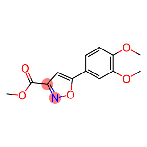 3-isoxazolecarboxylic acid, 5-(3,4-dimethoxyphenyl)-, meth