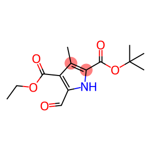 5-Formyl-3-methyl-1H-pyrrole-2,4-dicarboxylic acid 2-(1,1-dimethylethyl) 4-ethyl ester