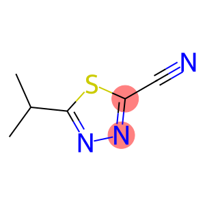 1,3,4-Thiadiazole-2-carbonitrile,5-(1-methylethyl)-(9CI)