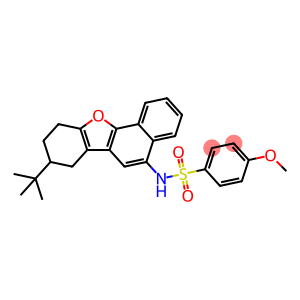 N-(8-tert-butyl-7,8,9,10-tetrahydronaphtho[1,2-b][1]benzofuran-5-yl)-4-methoxybenzenesulfonamide