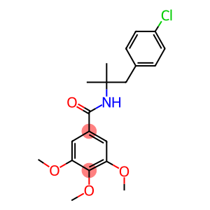 N-[2-(4-chlorophenyl)-1,1-dimethylethyl]-3,4,5-trimethoxybenzamide