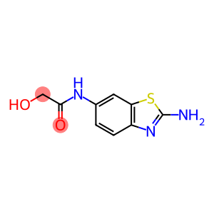 Acetamide, N-(2-amino-6-benzothiazolyl)-2-hydroxy- (9CI)