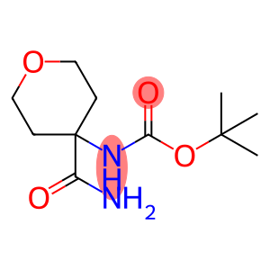 Carbamic acid, N-[4-(aminocarbonyl)tetrahydro-2H-pyran-4-yl]-, 1,1-dimethylethyl ester