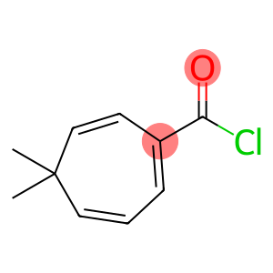 1,3,6-Cycloheptatriene-1-carbonyl chloride, 5,5-dimethyl- (9CI)