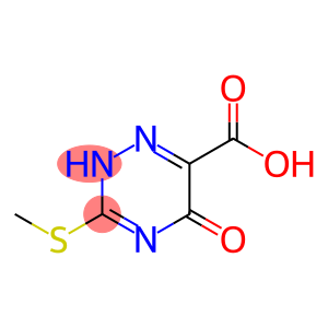 1,2,4-Triazine-6-carboxylic acid, 2,5-dihydro-3-(Methylthio)-5-oxo