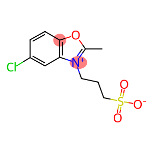 5-chloro-2-methyl-3-(3-sulphonatopropyl)benzoxazolium