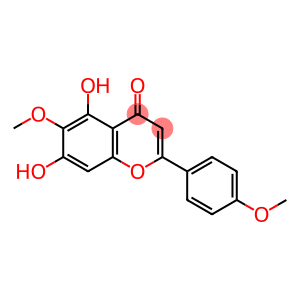 5,7-dihydroxy-6-methoxy-2-(4-methoxyphenyl)-4-benzopyrone