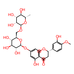 (2S)-5-hydroxy-2-(3-hydroxy-4-methoxyphenyl)-4-oxo-3,4-dihydro-2H-chromen-7-yl 6-O-(6-deoxy-alpha-L-erythro-hexopyranosyl)-beta-D-threo-hexopyranoside
