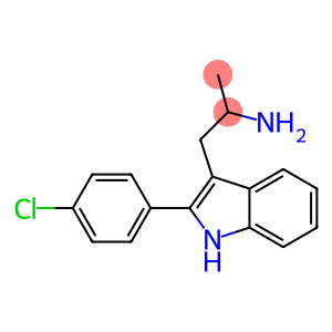 2-(p-Chlorophenyl)-α-methyl-1H-indole-3-ethanamine
