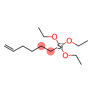 silane, triethoxy-5-hexen-1-yl-