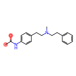 Acetamide, N-[4-[2-[methyl(2-phenylethyl)amino]ethyl]phenyl]-