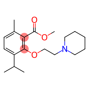 3-(2-Piperidinoethoxy)-p-cymene-2-carboxylic acid methyl ester