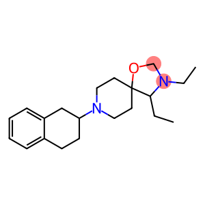3',4'-Diethyl-1-(1,2,3,4-tetrahydronaphthalen-2-yl)spiro[piperidine-4,5'-oxazolidine]