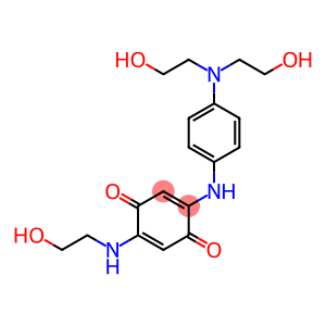 2-[[4-[bis(2-hydroxyethyl)amino]phenyl]amino]-5-[(2-hydroxyethyl)amino]cyclohexa-2,5-diene-1,4-dione