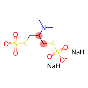 2-dimethylamino-1-thiosulphate-3-(sodium thiosulphate)propane