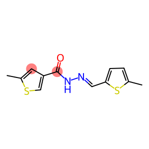 5-methyl-N'-[(5-methyl-2-thienyl)methylene]-3-thiophenecarbohydrazide