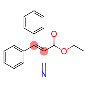 2-cyano-3,3-diphenyl-acrylicaciethylester