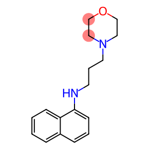 4-Morpholinepropanamine, N-1-naphthalenyl-
