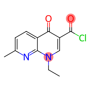 1-ethyl-1,4-dihydro-7-methyl-4-oxo-1,8-naphthyridine-3-carbonyl chloride