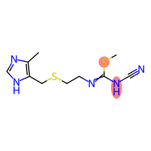 N-Cyano-N-[2-(5-methylimidazole-4-methylthio)ethyl]-S-methyl isothiourea