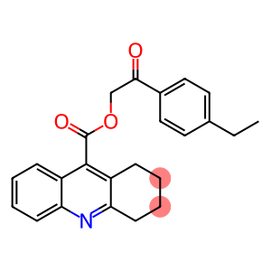 2-(4-ethylphenyl)-2-oxoethyl 1,2,3,4-tetrahydro-9-acridinecarboxylate