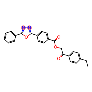 2-(4-ethylphenyl)-2-oxoethyl 4-(5-phenyl-1,3,4-oxadiazol-2-yl)benzoate