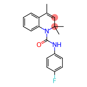 N-(4-fluorophenyl)-2,2,4-trimethyl-1(2H)-quinolinecarboxamide