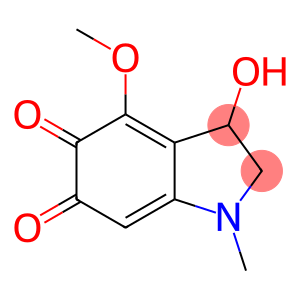 1H-Indole-5,6-dione,2,3-dihydro-3-hydroxy-4-methoxy-1-methyl-(9CI)