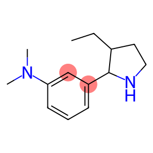 Benzenamine, 3-(3-ethyl-2-pyrrolidinyl)-N,N-dimethyl- (9CI)