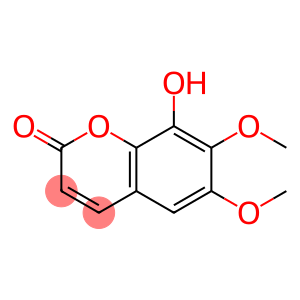 8-Hydroxy-6,7-dimethoxy-2H-1-benzopyran-2-one