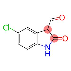 1H-indole-3-carboxaldehyde, 5-chloro-2,3-dihydro-2-oxo-