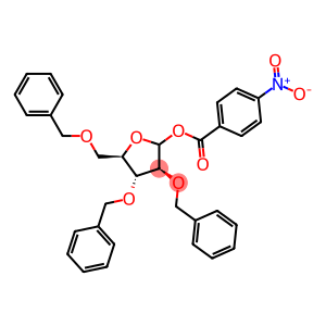 2,3,5-tri-O-benzyl-1-O-[(4-nitrophenyl)carbonyl]-beta-D-arabinofuranose