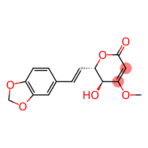 (5S)-6α-[(E)-2-(1,3-Benzodioxol-5-yl)ethenyl]-5,6-dihydro-5β-hydroxy-4-methoxy-2H-pyran-2-one