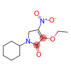 4-Nitro-1-cyclohexyl-3-ethoxy-1,5-dihydro-2H-pyrrol-2-one