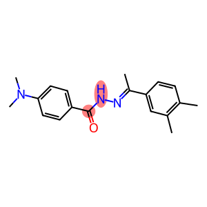 4-(dimethylamino)-N'-[1-(3,4-dimethylphenyl)ethylidene]benzohydrazide