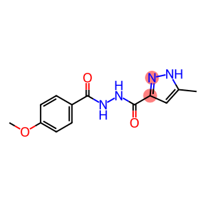 N'-(4-methoxybenzoyl)-3-methyl-1H-pyrazole-5-carbohydrazide