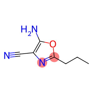 4-Oxazolecarbonitrile,  5-amino-2-propyl-