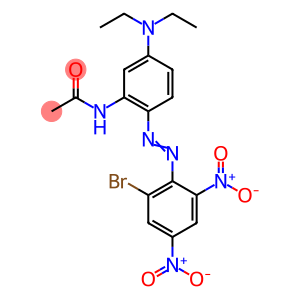 N-{2-[(E)-(2-bromo-4,6-dinitrophenyl)diazenyl]-5-(diethylamino)phenyl}acetamide