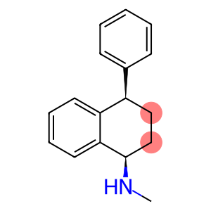 1-Naphthalenamine,1,2,3,4-tetrahydro-N-methyl-4-phenyl-, (1R,4R)-rel-