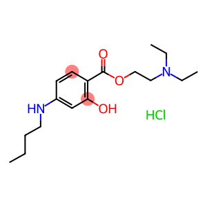 2-diethylaminoethyl 5-(butylamino)-2-hydroxy-benzoate hydrochloride