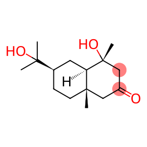 2(1H)-Naphthalenone, octahydro-4-hydroxy-6-(1-hydroxy-1-methylethyl)-4,8a-dimethyl-, (4R,4aR,6R,8aS)-