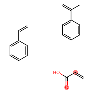 2-丙烯酸与乙烯基苯和(1-甲基乙烯基)苯的聚合物