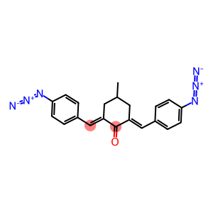 Cyclohexanone, 2,6-bis(p-azidobenzylidene)-4-methyl-