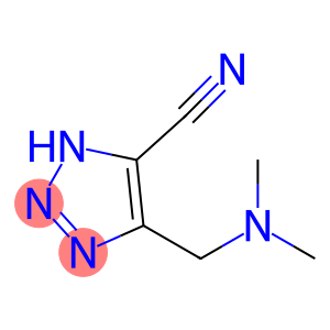 1H-1,2,3-Triazole-4-carbonitrile,5-[(dimethylamino)methyl]-(9CI)