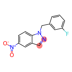1H-Indazole, 1-[(3-fluorophenyl)methyl]-5-nitro-