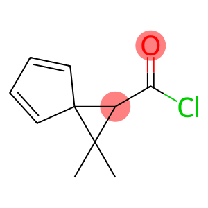 Spiro[2.4]hepta-4,6-diene-1-carbonyl chloride, 2,2-dimethyl- (9CI)