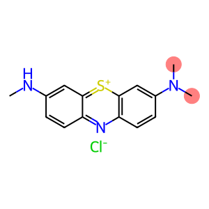 3-(dimethylamino)-7-(methylamino)phenothiazin-5-ium chloride
